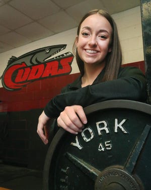 Runner-up in her weight class the previous two seasons, New Smyrna Beach’s Jillian Malphurs was the only girls weightlifting state champion in the Volusia/Flagler area this year. [News-Journal/David Tucker]
