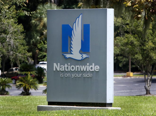 Nationwide Insurance at 3300 SW Williston Road in Gainesville is seen in this August 2019 file photo. About 175 jobs will be moved from the location by mid-2021. [Brad McClenny/Staff photographer/file]
