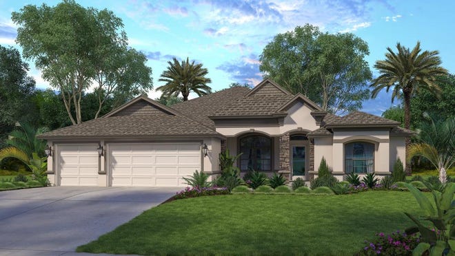 Vanacore’s Paris IV model on the Tomoka River in Ormond Beach will be ready by June. [Vanacore Homes]