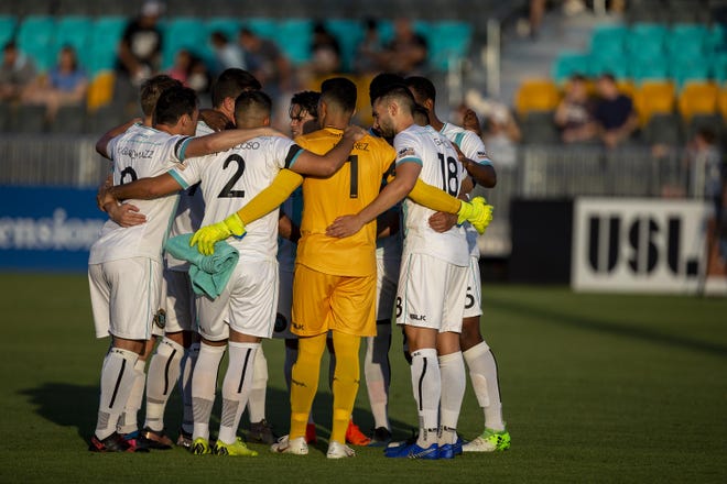 Austin Bold FC won its USL Championship season opener 1-0 over New Mexico United on Saturday at Bold Stadium inside Circuit of the Americas. André Lima scored the match’s lone goal on a 52nd-minute penalty kick. [Stephen Spillman/for Statesman]