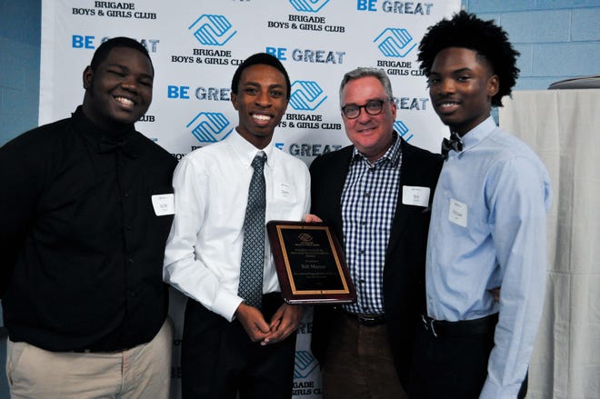 Brigade Boys and Girls Club recently honored Bill Mercer the "Humanitarian of the Year" award for his significant contribution to the over-all mission of the club. This is the highest honor a volunteer can receive. [Contributed photo]