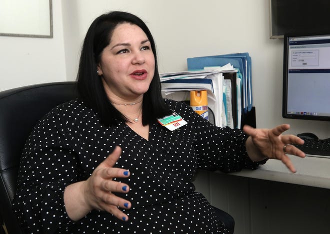 Lindsay McKeever, director of pediatric emergency services at Hasbro Children's Hospital, talks about the steps being done at the hospital to deal with the coronavirus. [The Providence Journal / Bob Breidenbach]