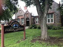 Swansea Free Public Library is offering curbside pickup of books and DVDs, and has made tax forms available in the gazebo behind the building. [File Photo]