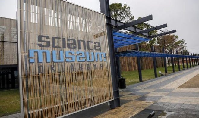 The exterior of Science Museum Oklahoma in Oklahoma City is seen, Monday, March 16, 2020. The museum is temporarily closed because of the coronavirus pandemic and tentatively plans to reopen on April 1. [Nate Billings/The Oklahoman]