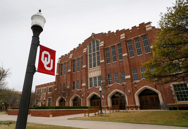 McCasland Field House on the University of Oklahoma campus in Norman, Okla., Tuesday, March 17, 2020. [Nate Billings/The Oklahoman]