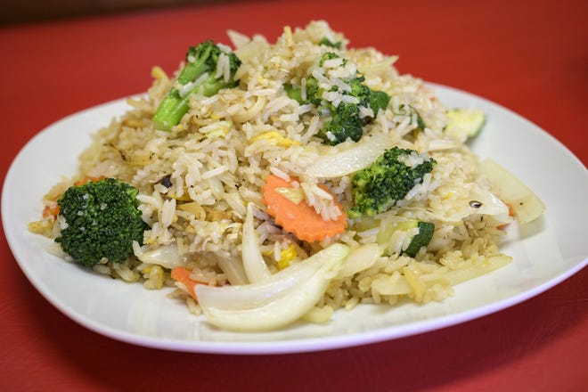 Vegetable fried rice is a popular dish at Snay Thai in Eustis. [Cindy Sharp/Correspondent]