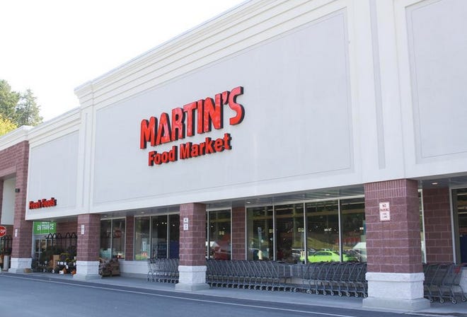 Martin's Food Market is pictured in Waynesboro. [JOHN IRWIN/THE RECORD HERALD]