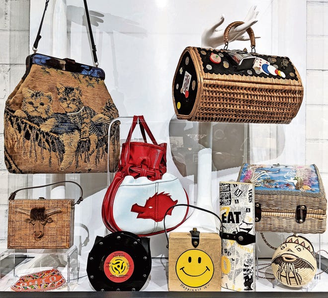 The ESSE is one of three purse museums in the world and exhibits examples of handbags from 10 decades. [CR RAE]