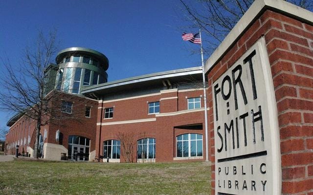 Fort Smith Public Library branches will be closed through March 31, but staff are striving to continue to provide resources for residents. [TIMES RECORD FILE PHOTO]