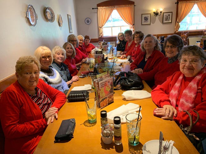 Members of Healing with Laughter at Olive Garden in Gastonia [PROVIDED PHOTO]