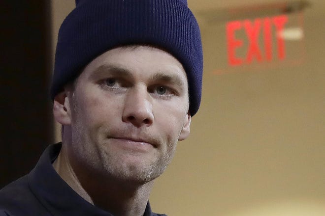 Quarterback Tom Brady signed a two-year contract in free agency with the Buccaneers with $50 million guaranteed including a $10 million signing bonus and $15 million salary for 2020. [Elise Amendola/The Associated Press]