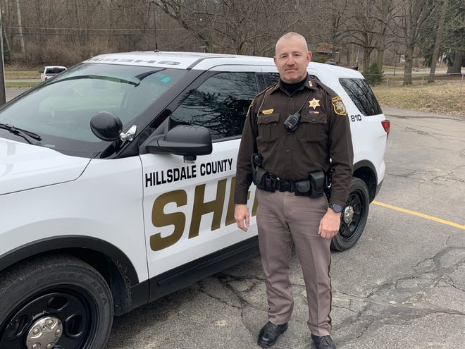 Dep. John Gessner has six working days left before retirement on April 2 from the Hillsdale County Sheriff's Office. [COREY MURRAY PHOTO]