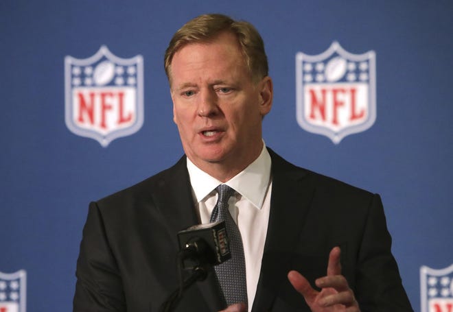 NFL commissioner Roger Goodell told all teams to close facilities for two weeks. [LM OTERO/THE ASSOCIATED PRESS]