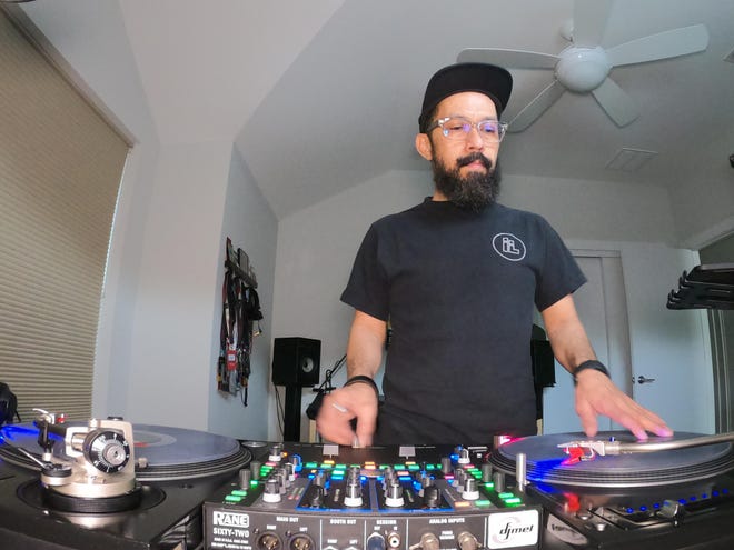 DJ Mel, who spun for President Barack Obama’s inaugural ball in 2013, is hosting Living Room Dance Parties on Facebook Live each Saturday night. He invites people to push the coffee table out of the way, gather the kids and jam it out. “Music is a big deal, you know, and helps a lot of folks,” he said. [CONTRIBUTED BY MEL CAVARICCI]