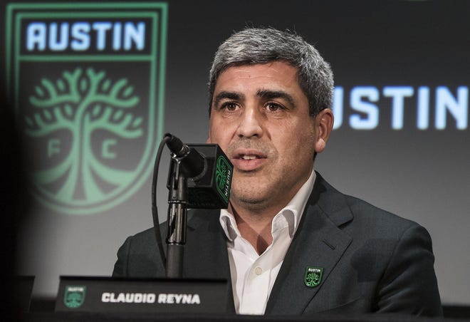 Austin FC sporting director Claudio Reyna says the Major League Soccer club could field a reserves team in USL League One, U.S. Soccer’s third division, in upcoming years. [RICARDO B. BRAZZIELL / AMERICAN-STATESMAN]
