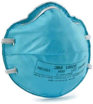 An N95 Medical Respirator Mask. (3M Safety/TNS)