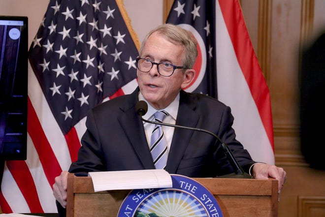 Gov. Mike DeWine’s daily coronavirus briefings to Ohioans have become an afternoon fixture around the state. [Office of Gov. Mike DeWine]