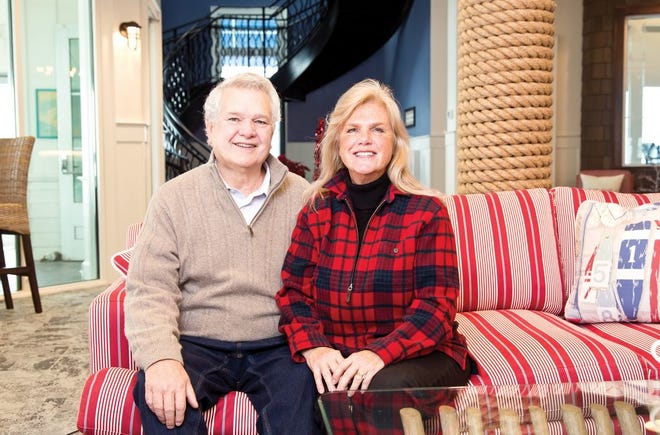 John and Linda Hondros in their Westerville offices