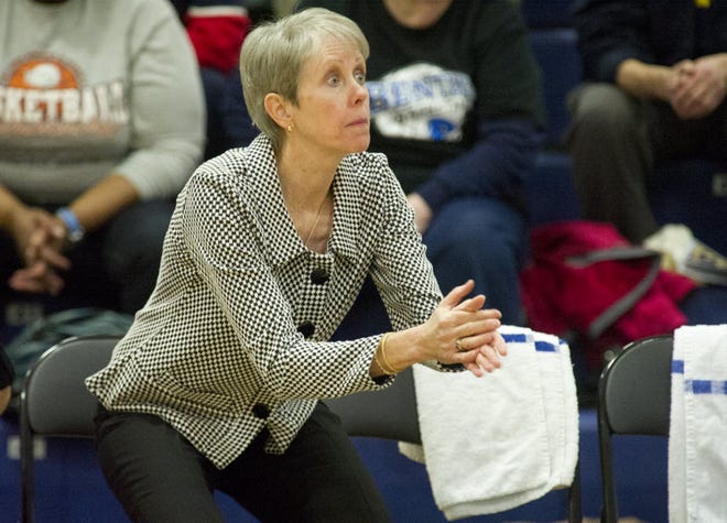 Longtime Bentley coach Barbara Stevens, a Southbridge native, is a finalist for Basketball Hall of Fame induction this year. [File Photo]