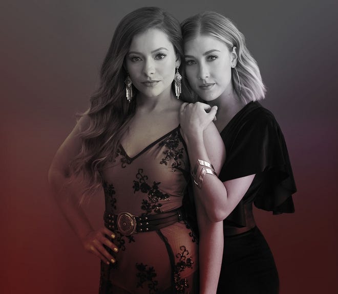 Taylor Dye, left, and Maddie Marlow are the country duo Maddie & Tae. [Photo provided]