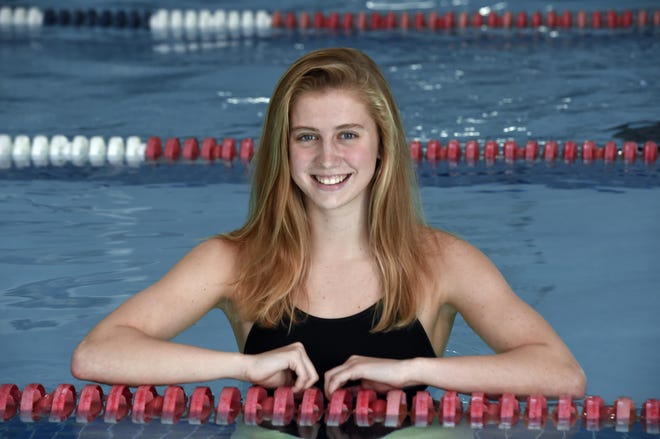Tori Orcutt is the Daily News' girls swimmer of the year. [DEVON RAVINE/DAILY NEWS]