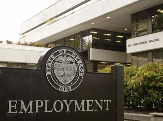 Oregon Employment Department office in Salem. [TIMOTHY J. GONZALEZ / Stateman Journal]