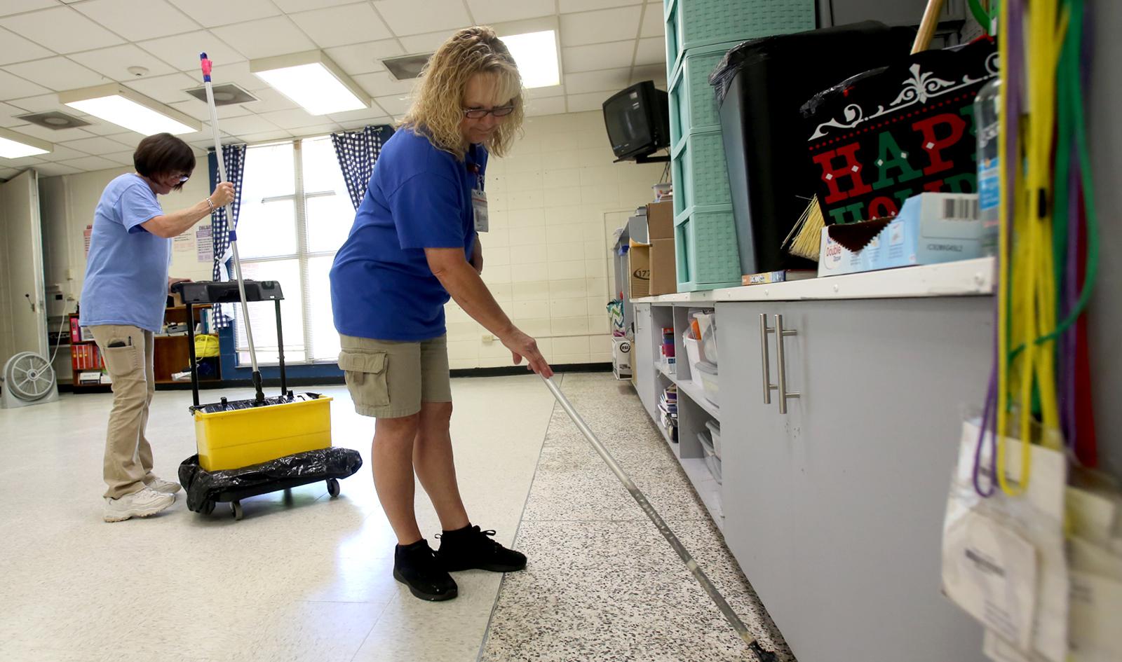 custodians-still-hard-at-work-while-schools-are-closed