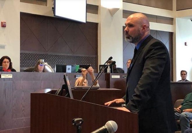 Dr. James Fulcher, chief medical examiner for Volusia County, is seen in a file photo when he was hired by the Volusia County Council in 2019. Fulcher on Tuesday updated elected officials on what he has seen so far from the vantage point of the medical examiner’s office since the novel coronavirus pandemic began surfacing in Volusia County in the beginning of March. [News-Journal file/Dustin Wyatt]