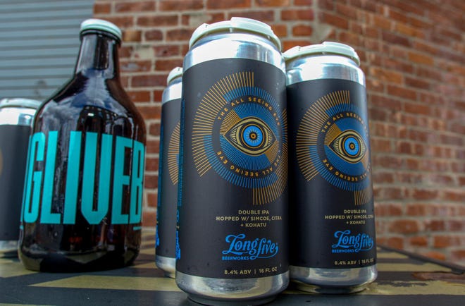 Long Live Beerworks is selling their beer take out thru a pick-up window. A customer favorite, The All Seeing Eye Double IPA and and 32 oz. Growler + Fill. Providence Journal/David DelPoio