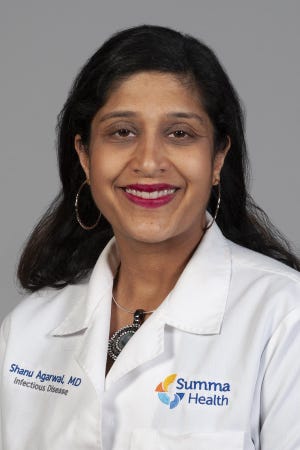 Dr. Shanu Agarwal, a Summa Health infectious disease physician, was a featured speaker during the “Pandemic within a Pandemic” Facebook Live event. [Submitted photo]
