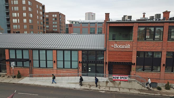 The Botanist marijuana dispensary is at 115 Vine St. between Nationwide Arena and the North Market. Photographed November 21, 2019. (Columbus Dispatch photo by Doral Chenoweth III)