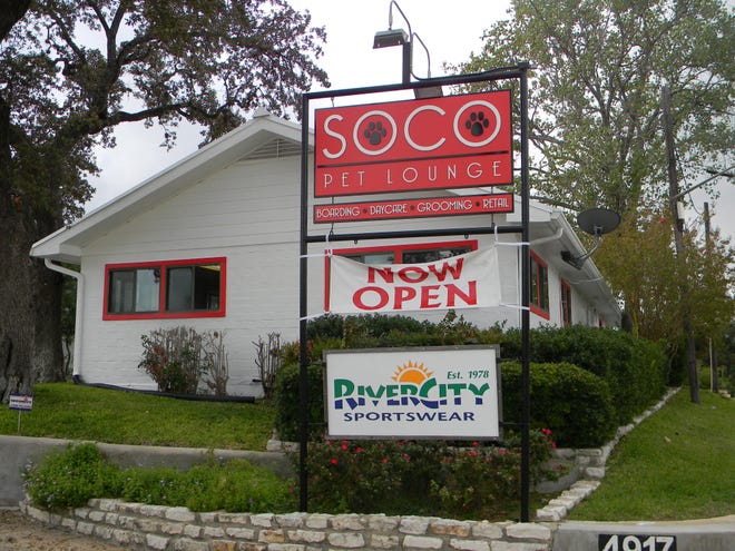 Soco Pet Lounge, a pet day care, grooming and boarding service in Austin, has closed its doors temporarily to deal with the economic impact of coronavirus pandemic. [Courtesy of Soco Pet Lounge]