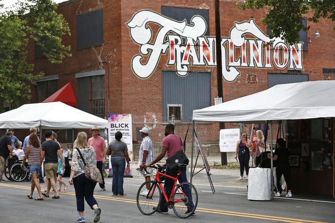 The 2019 Columbus Arts Festival stretches into Franklinton, as seen on June 7, 2019. [Fred Squillante/Dispatch]