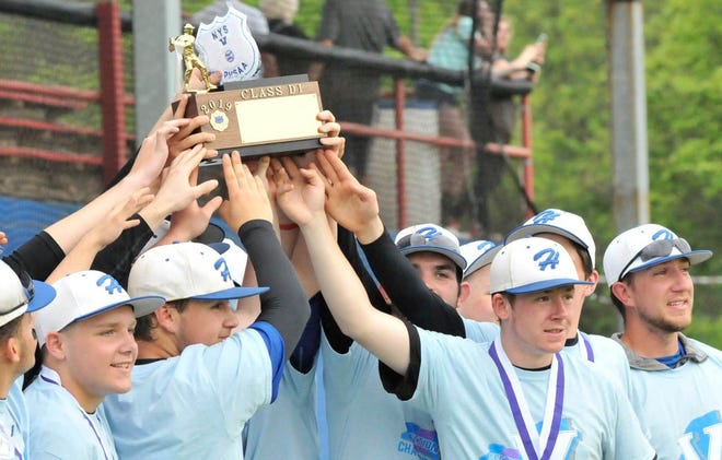 The Honeoye baseball team won its first Section V title since 2008 last spring, but defense of that title remains on hold. [Bob Chavez/The Daily Messenger]