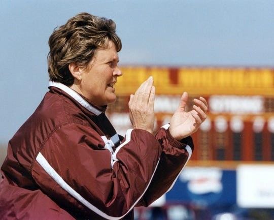 Former Central Michigan softball coach Margo Jonker is a finalist for the Michigan Sports Hall of Fame. [The Associated Press]