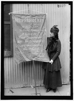 In honor of the 100th anniversary of women receiving the right to vote, 'Woman's Suffrage, and the Journey to the Right to Vote during the Progressive Era' is the current exhibit at Allison-Antrim Museum. The museum is closed due to COVID-19, but a virtual tour of the exhibit can be found at:

https://greencastlemuseum.org/suffrage