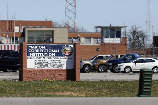 This April 20 photo shows the Marion Correctional Institution in Marion, the site of one of the largest outbreaks in the nation. [Fred Squillante/Columbus Dispatch]