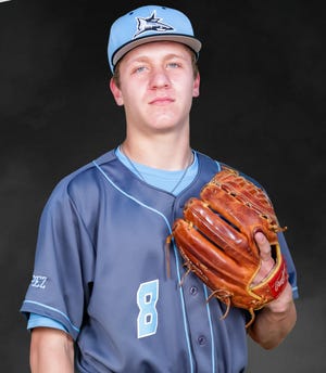 Ponte Vedra’s Jake Koproski was hitting .312 with two steals and a run scored in 10 games for the Sharks before the 2020 season was canceled by the COVID-19 pandemic. [St. Augustine Record file]