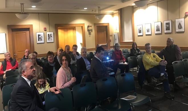 A presentation of the Leominster Municipal Vulnerability Preparedness (MVP) findings was held at the Leominster Public Library in February. [SUBMITTED PHOTO]