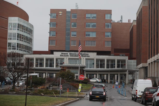 Strong Memorial Hospital in Rochester is pictured March 3. Gov. Andrew Cuomo said Wednesday that he would sign an executive order authorizing the resumption of elective and outpatient surgeries in all upstate New York communities except for Erie County. [TINA MACINTYRE-YEE/ROCHESTER DEMOCRAT AND CHRONICLE FILE PHOTO]