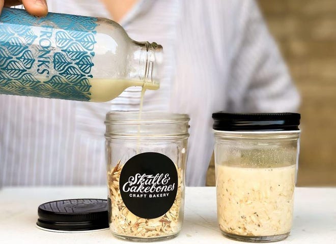 Skull & Cakebones is now selling select grocery items, meal and baking kits online for delivery and shipping, including these overnight oats [Contributed]