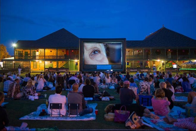 Nearly 600 people gathered for a recent newportFILM screening of at the Tennis Hall of Fame. [FILE PHOTO]