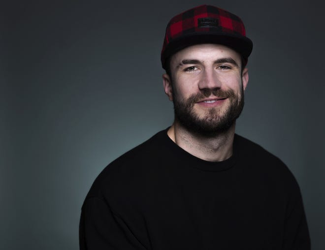 A 2014 photo of Sam Hunt, whose sophomore album, "Southside," was released earlier this month. [File/The Associated Press]
