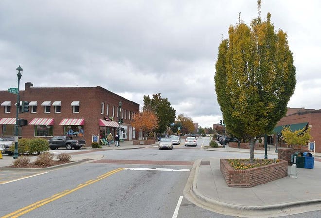 Main Street in downtown Hendersonville could be closed to traffic on weekends so restaurants and other business would be able to expand their spaces outdoors for social distancing.