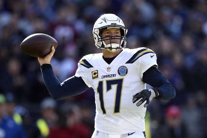 Philip Rivers will play the 2020 season with the Indianapolis Colts. When his playing days are done, he’s set to become a high school football coach in Alabama. (AP Photo/Gail Burton)