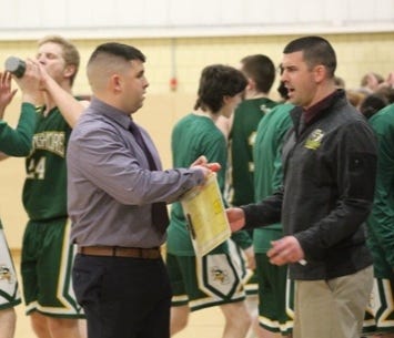 Brothers Mike and Matt Doyle are both coaches at South Shore Tech.