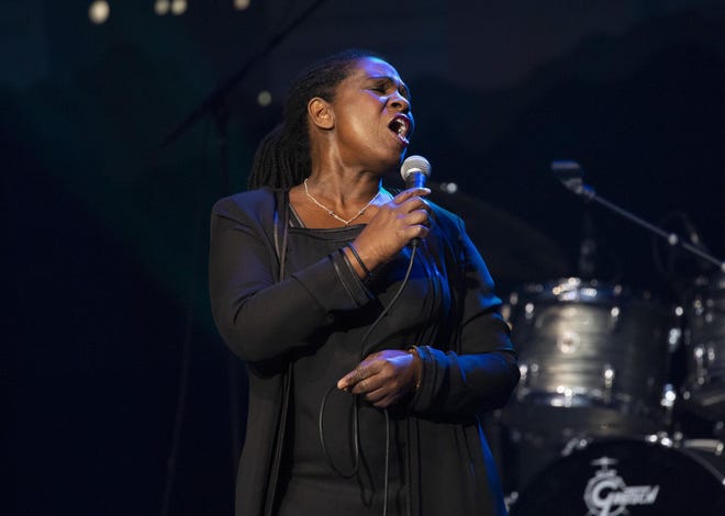 Ruthie Foster recorded her new big-band album live at Austin’s storied Paramount Theatre last year. [Scott Moore for Statesman]