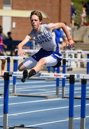 Luke Hill and the rest of the Colo-NESCO seniors all needed to play big roles throughout their careers in order for the small Royal track programs to be able to field a competitive squad at every meet. File photo by Joe Randleman/Ames Tribune.