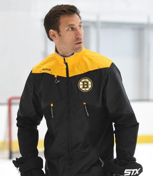 Providence Bruins coach Jay Leach, shown here during a Boston Bruins rookie minicamp, is confident that his team could supply the parent club with valuable pieces should the NHL figure out a way to resume the 2019-20 season. Photo courtesy of Brian Babineau/Boston Bruins