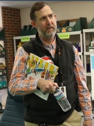 Mike Barth, principal of Fowler School. He is shown here during Community Reading Day at Green Meadow School.

[Wicked Local File Photo/Ann Ringwood]